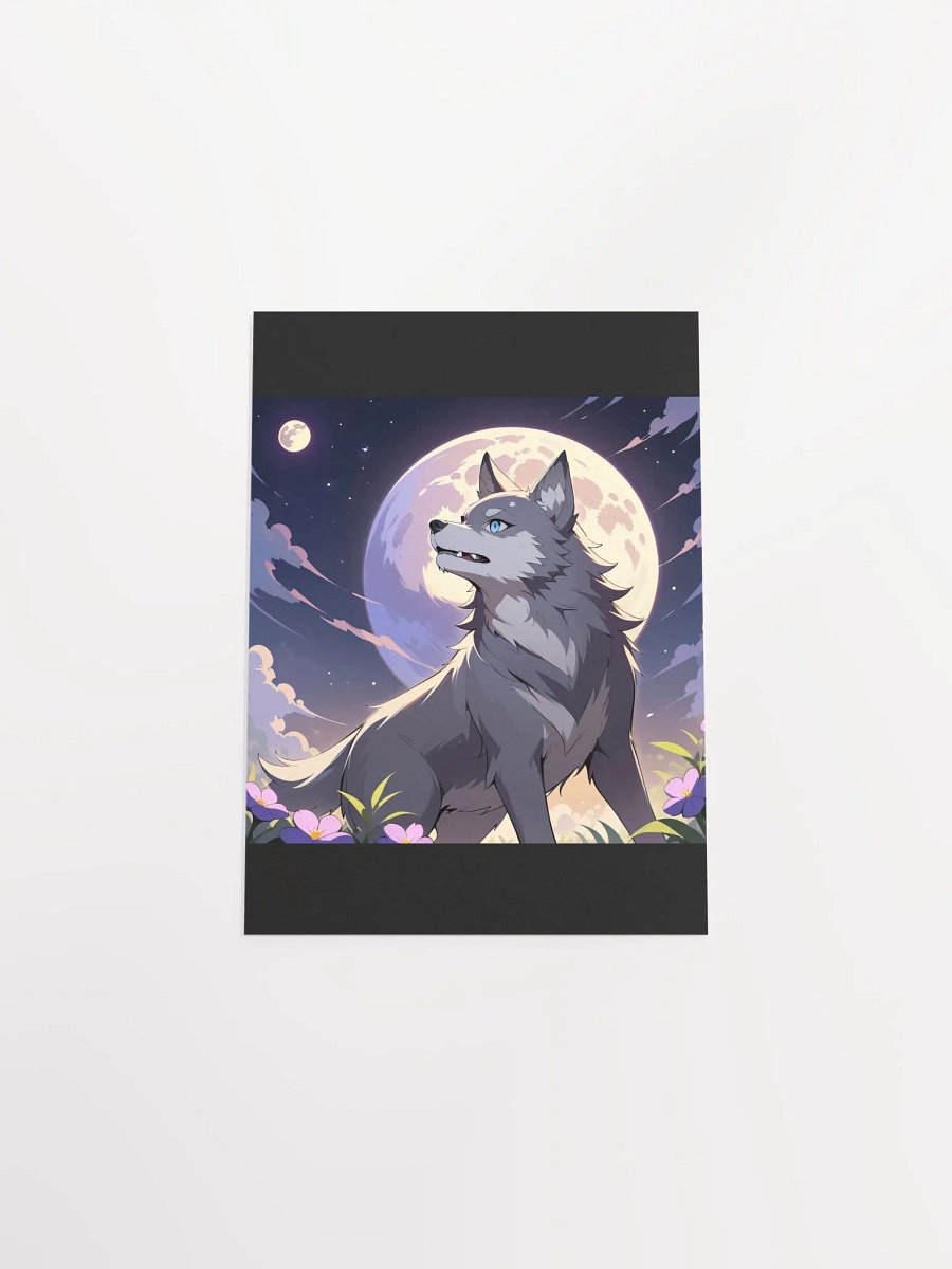 Moonlit Wolf Poster product image (50)