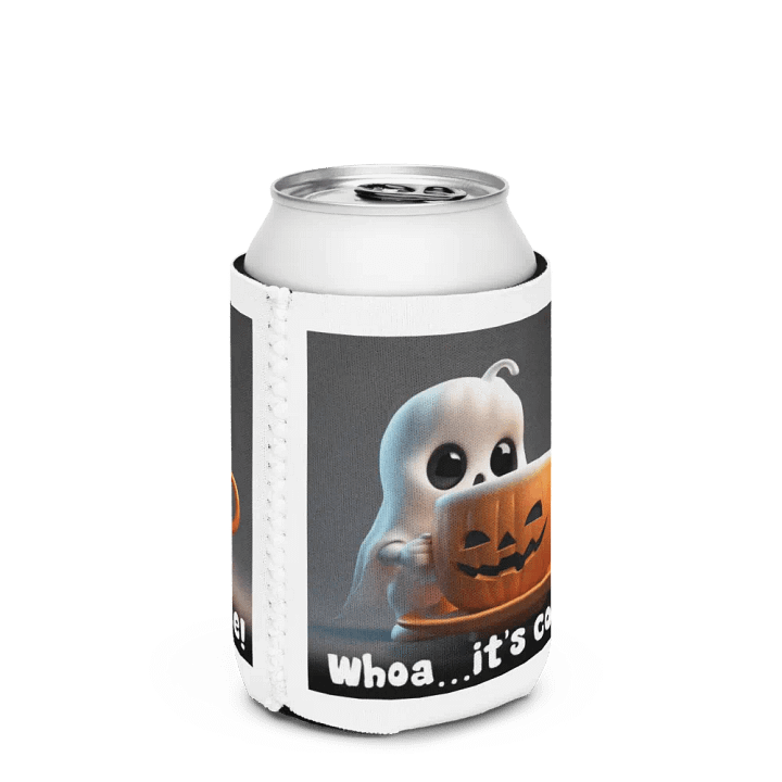 Spooky Coffee Ghost Can Cooler product image (3)