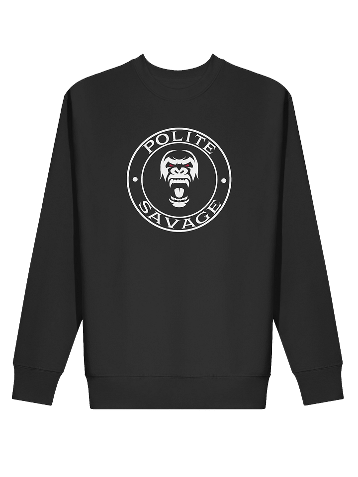 Mad Gorilla Logo- Polite Savage Crewneck Sweater product image (7)