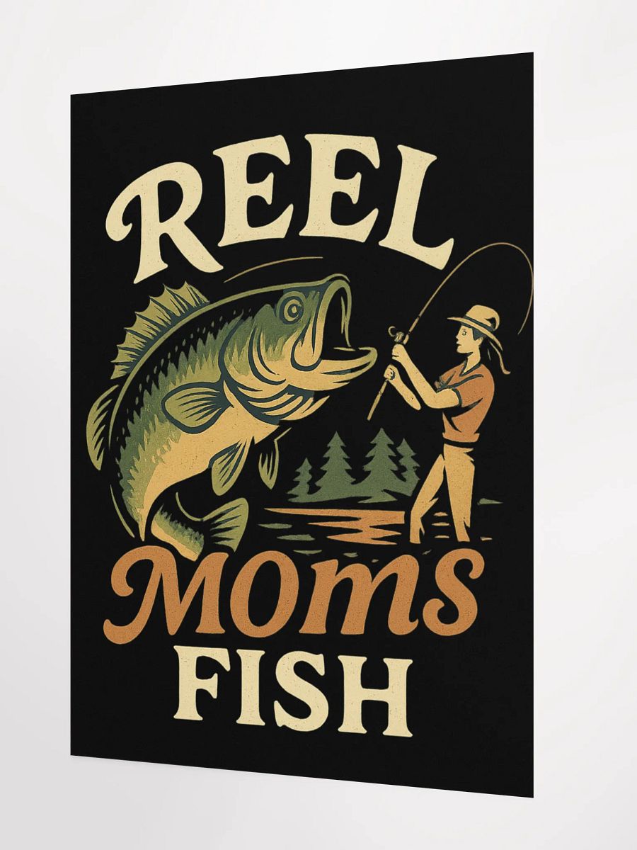 Reel Moms Fish Poster – Vintage Wall Art for Outdoorsy Moms product image (4)