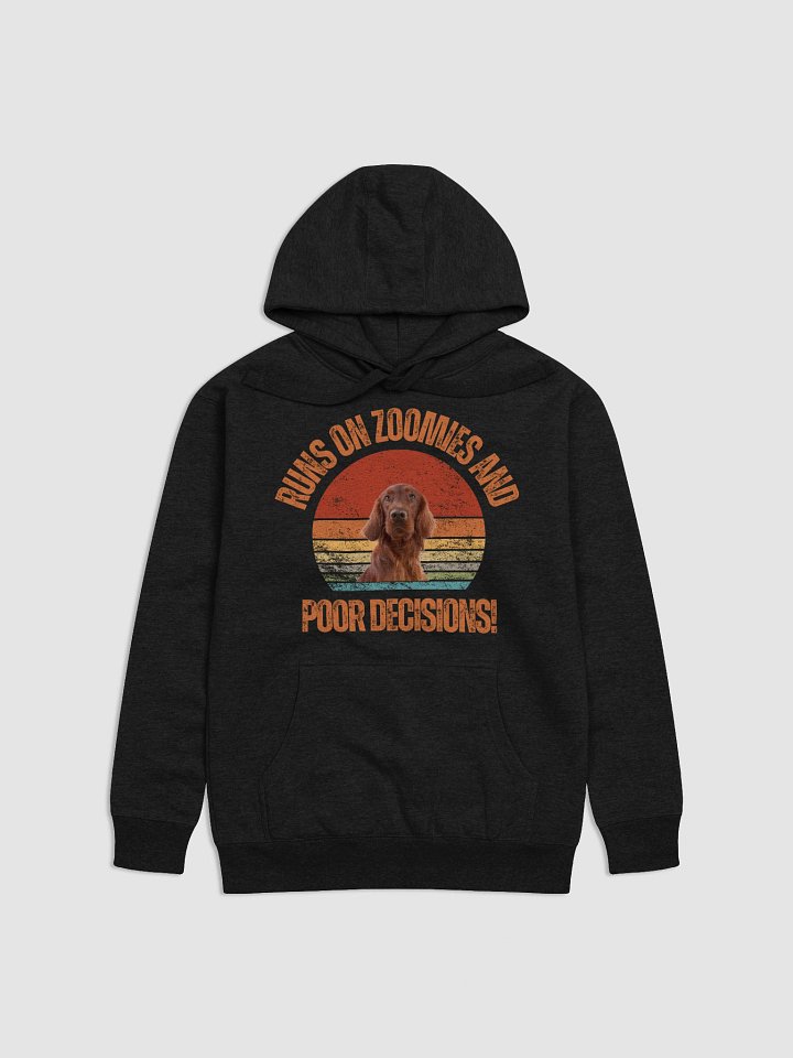 Zoomies & Poor Decisions Irish Setter Unisex Hoodie product image (1)