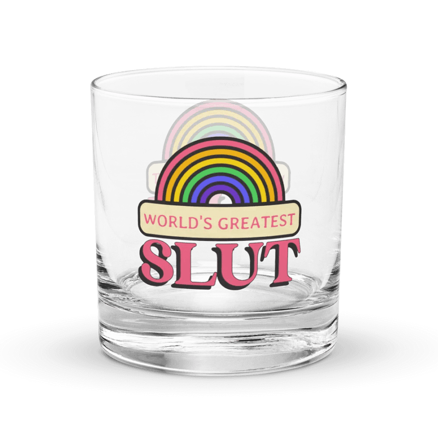 World's Greatest Slut rocks glass product image (3)