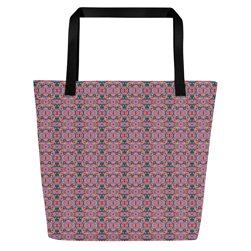 Frosted Petals – Large Tote Bag with Pocket product image (1)