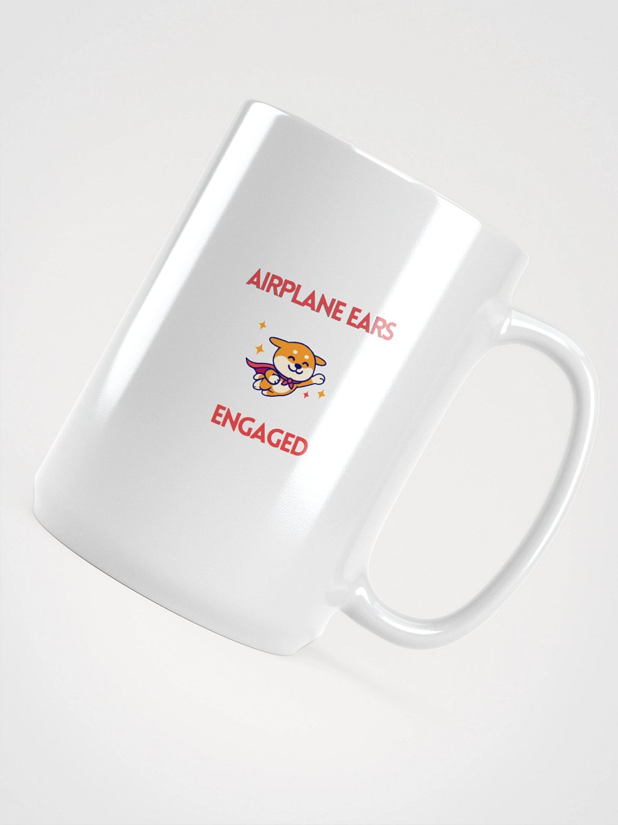 Airplane Ears Engaged White Glossy Mug product image (4)