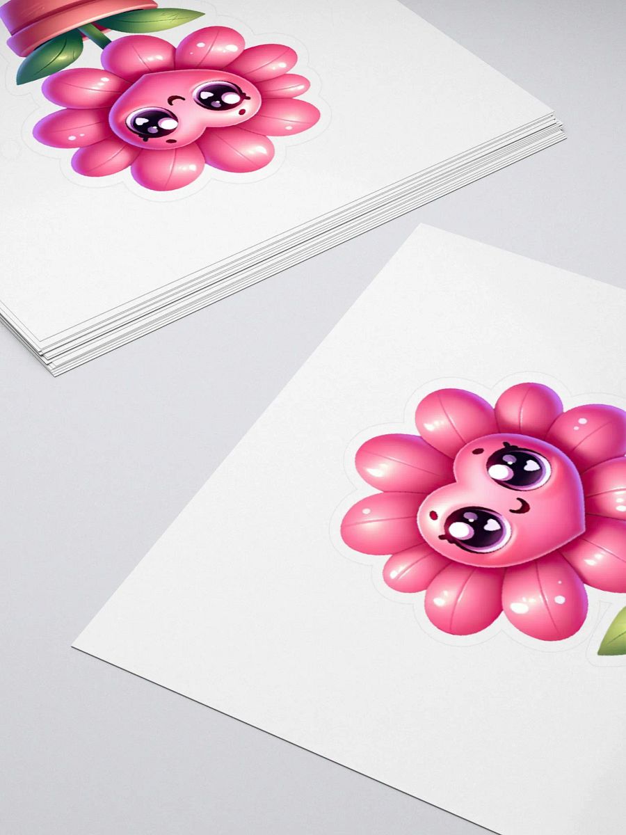 Heart Flower Sticker product image (5)