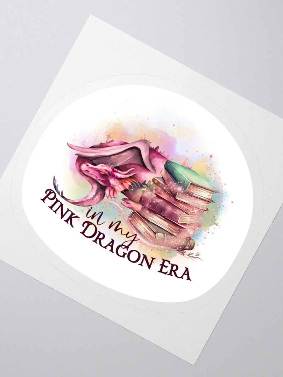 Elven Heartbound Sticker ~ "In my Pink Dragon Era" product image (4)