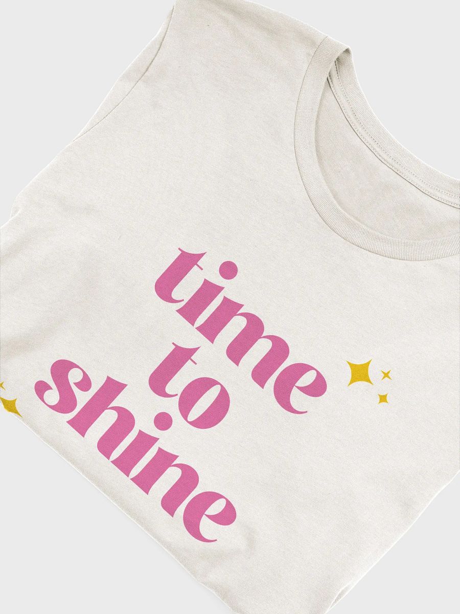 Recital 2025 Unisex T-Shirt | Time to Shine | Multiple Colour Options with Pink Text product image (10)