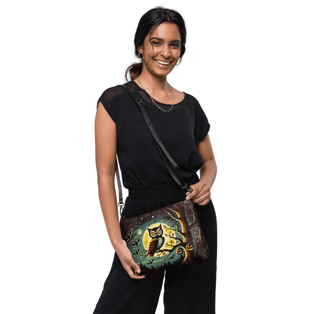 Owl Full Moon Crossbody Bag - Mystical Purse product image (10)