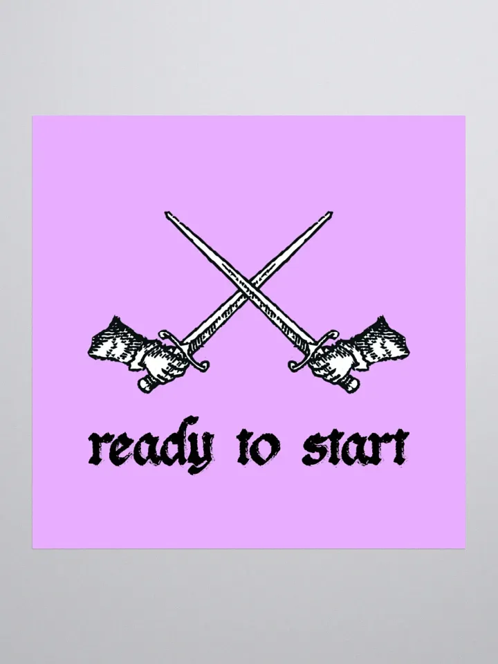 Ready To Start Sticker product image (1)