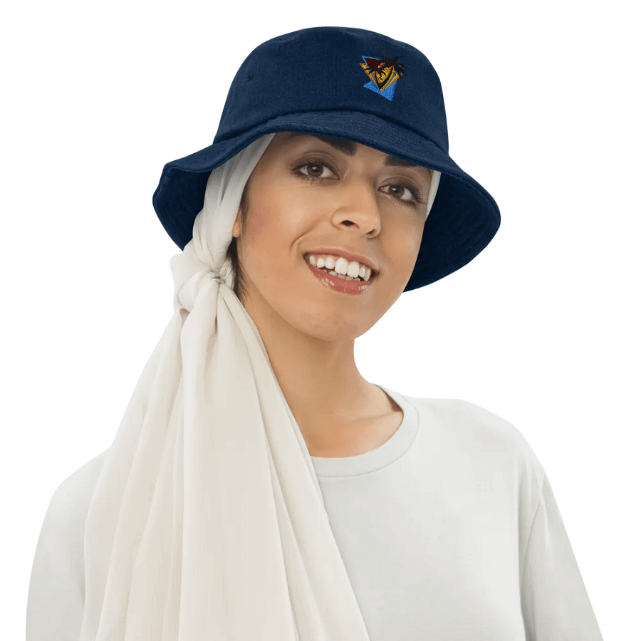 Sunset Vibes Denim Bucket Hat product image (9)