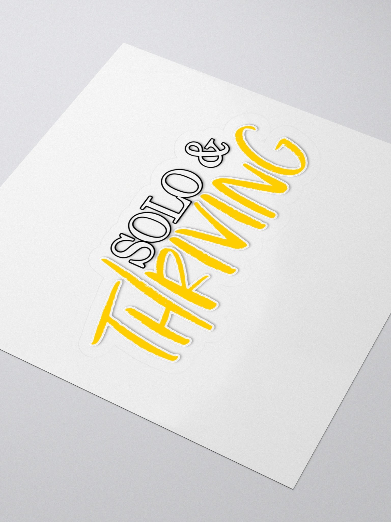 SOLO & THRIVING Kiss Cut Stickers product image (3)
