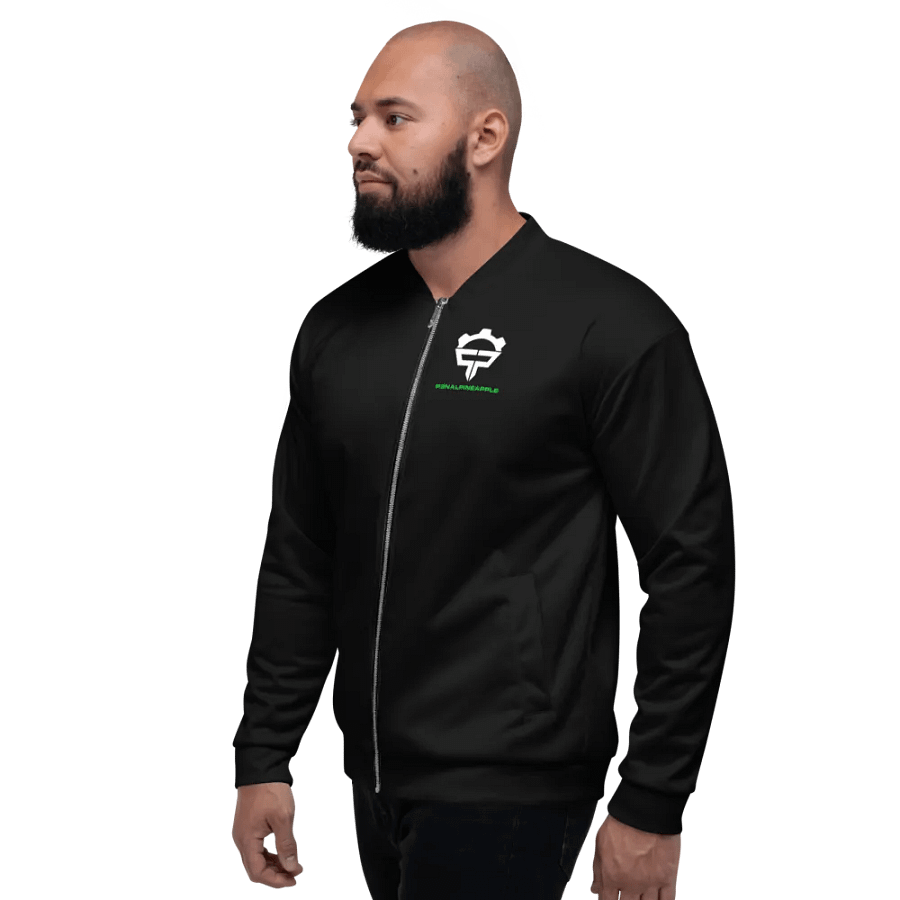 P3nAlPineapple - Black Bomber Jacket product image (11)