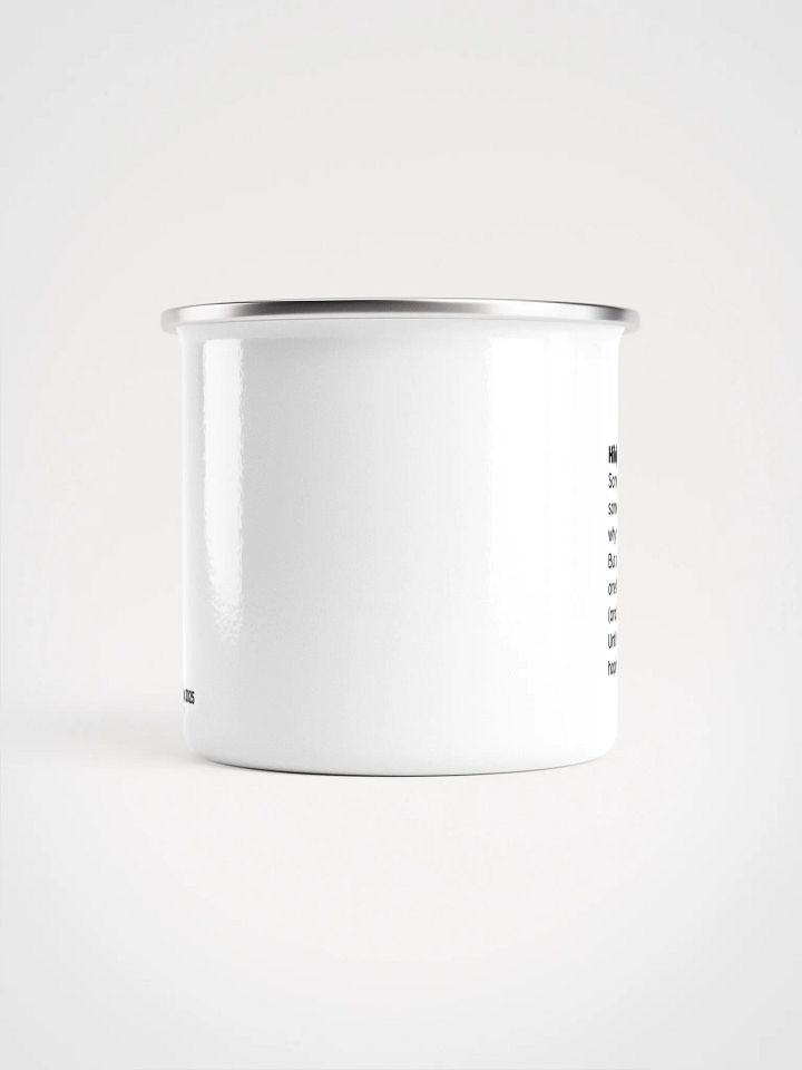 Hiking is like dating - Enamel Mug product image (2)