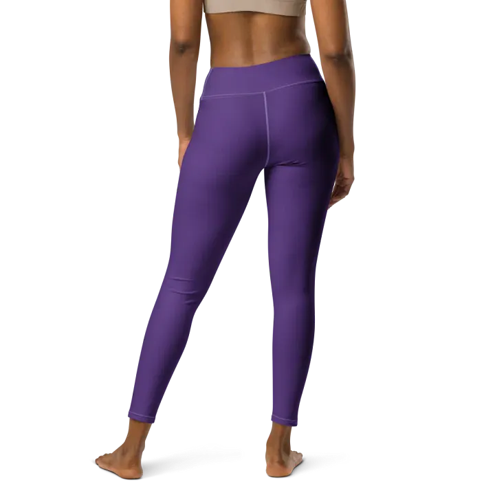 Unisex Purple Yoga Leggings product image (2)