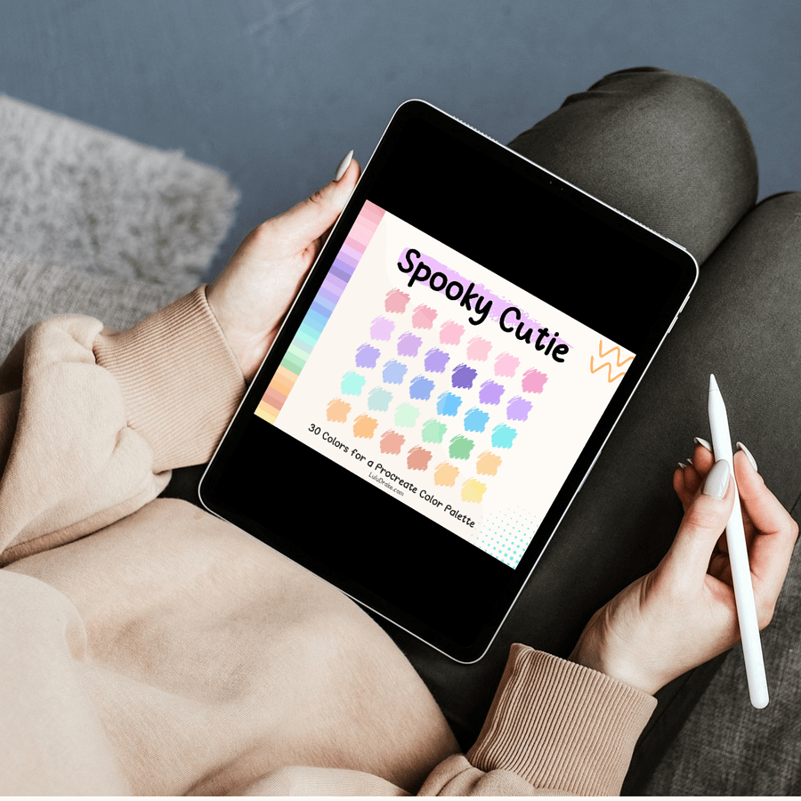 Spooky Cutie Procreate Color Palette with HEX Codes ★ DIGITAL ★ product image (3)