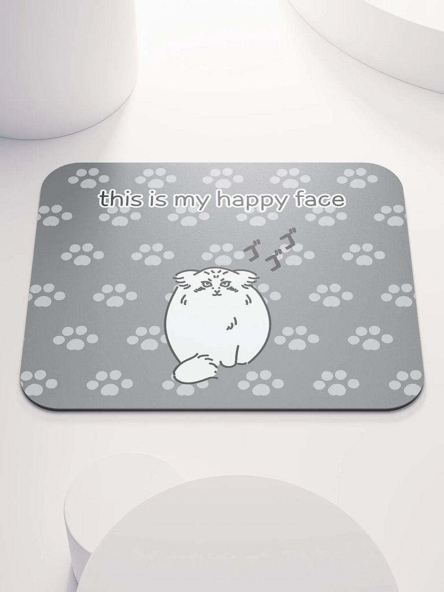 This Is My Happy Face - Mousepad product image (1)
