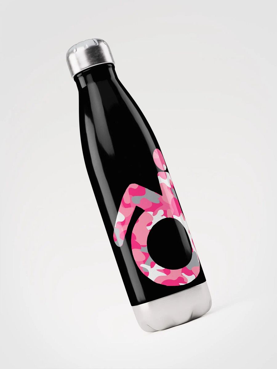 Wheelie, Pink Camo SS Water Bottle product image (3)