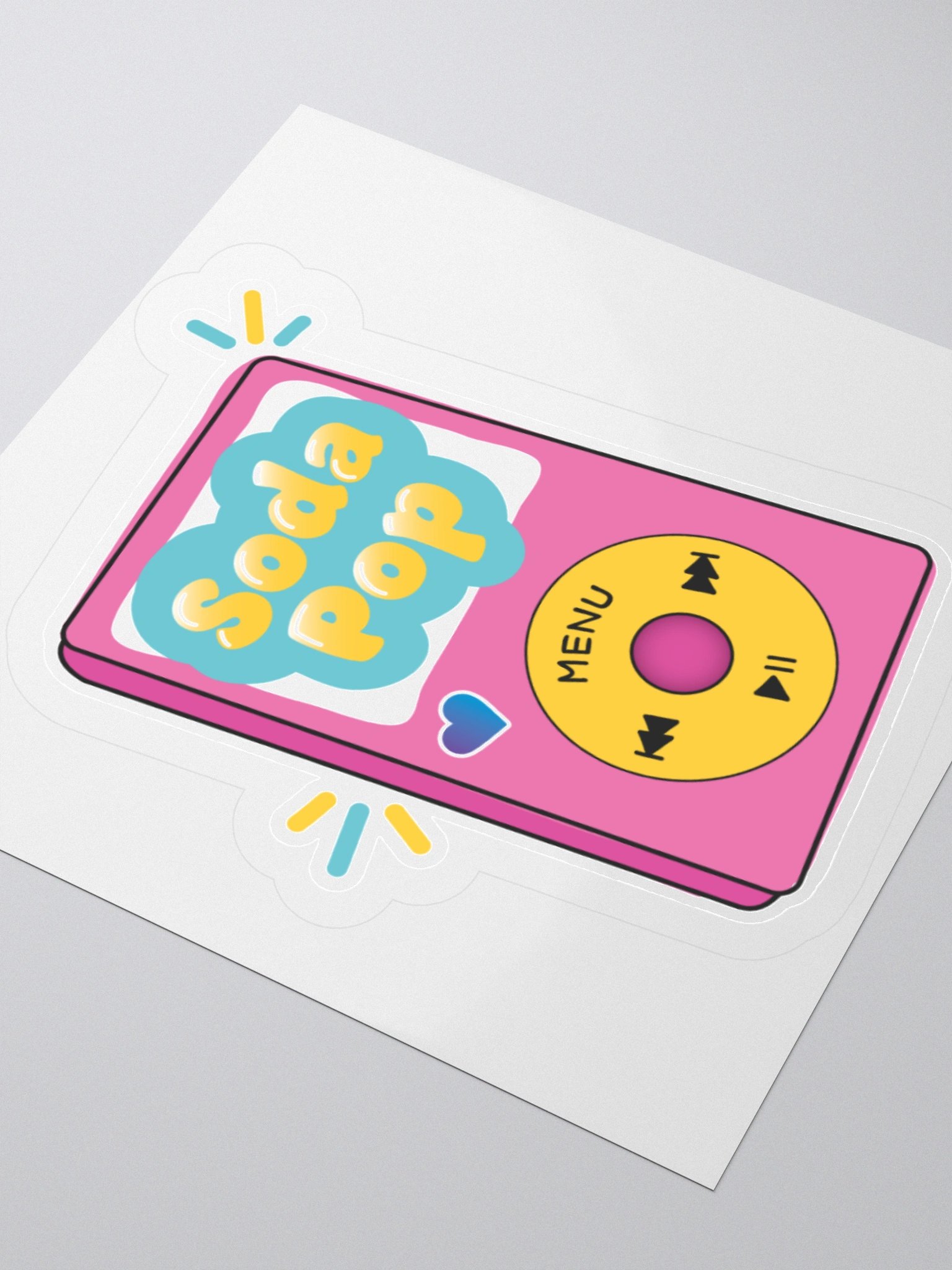 Soda Pop! iPod - Kiss Cut Sticker product image (7)