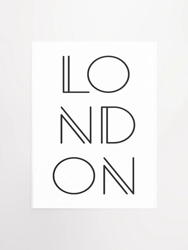 London typography design #04 product image (4)
