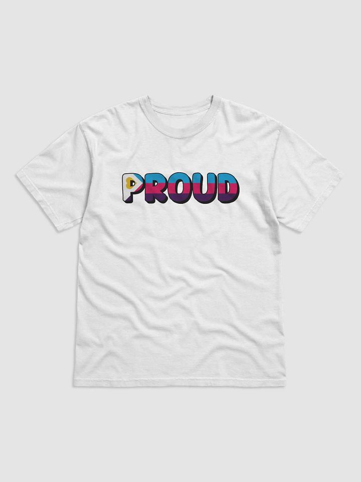 The 'PROUD poly' T-Shirt - White product image (1)