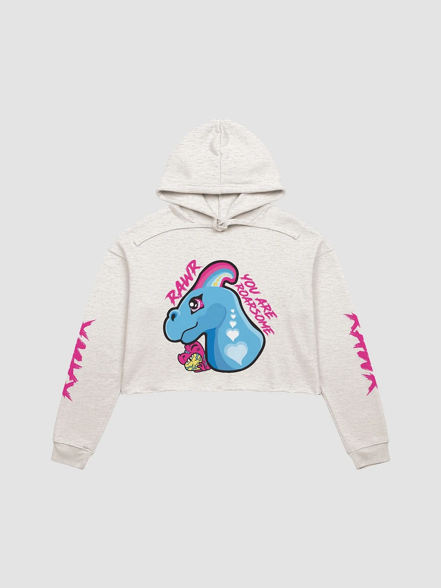 ROARSOME Pansexual Parasaur Cropped Hoodie (light) product image (1)