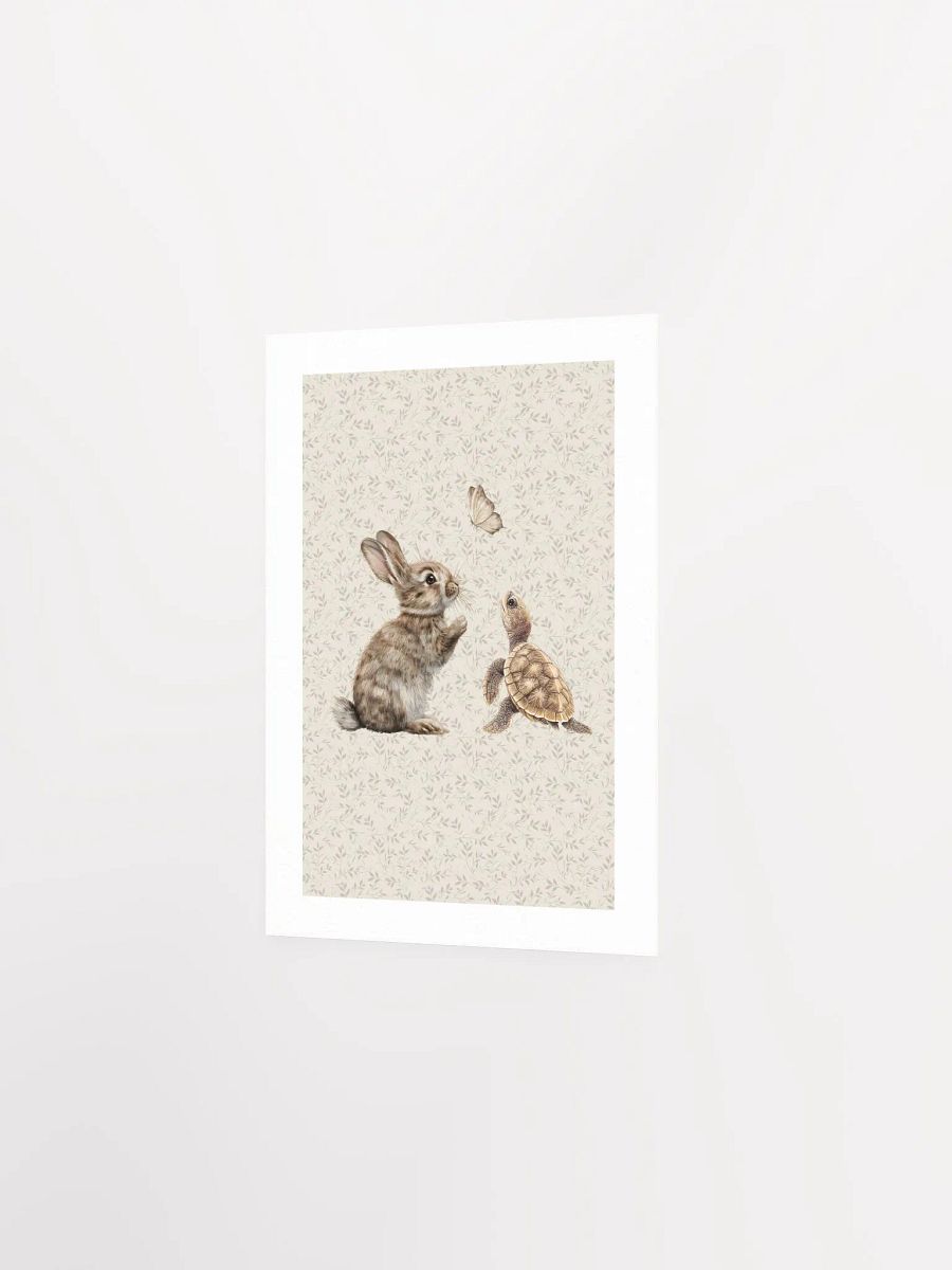 Boho Bunny and Turtle Nursery Print product image (3)