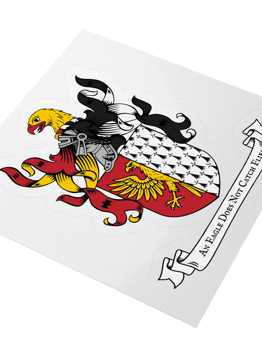 An Eagle Does Not Catch Flies Kiss Cut Sticker product image (3)