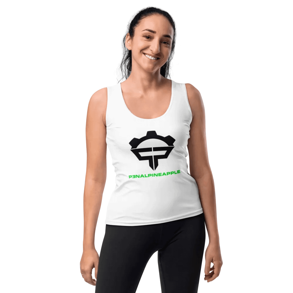 P3nAlPineapple - Women's White Tank Top product image (10)