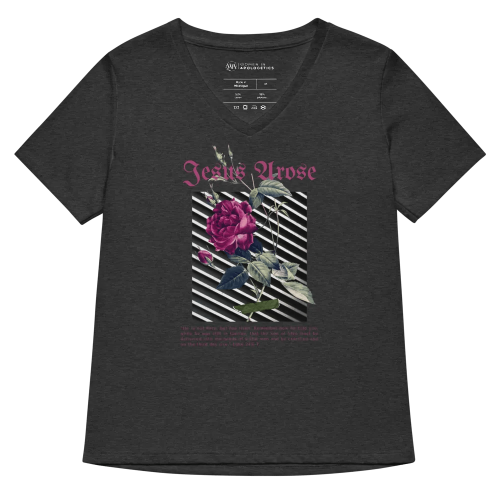 Jesus Arose V-Neck T-Shirt product image (11)