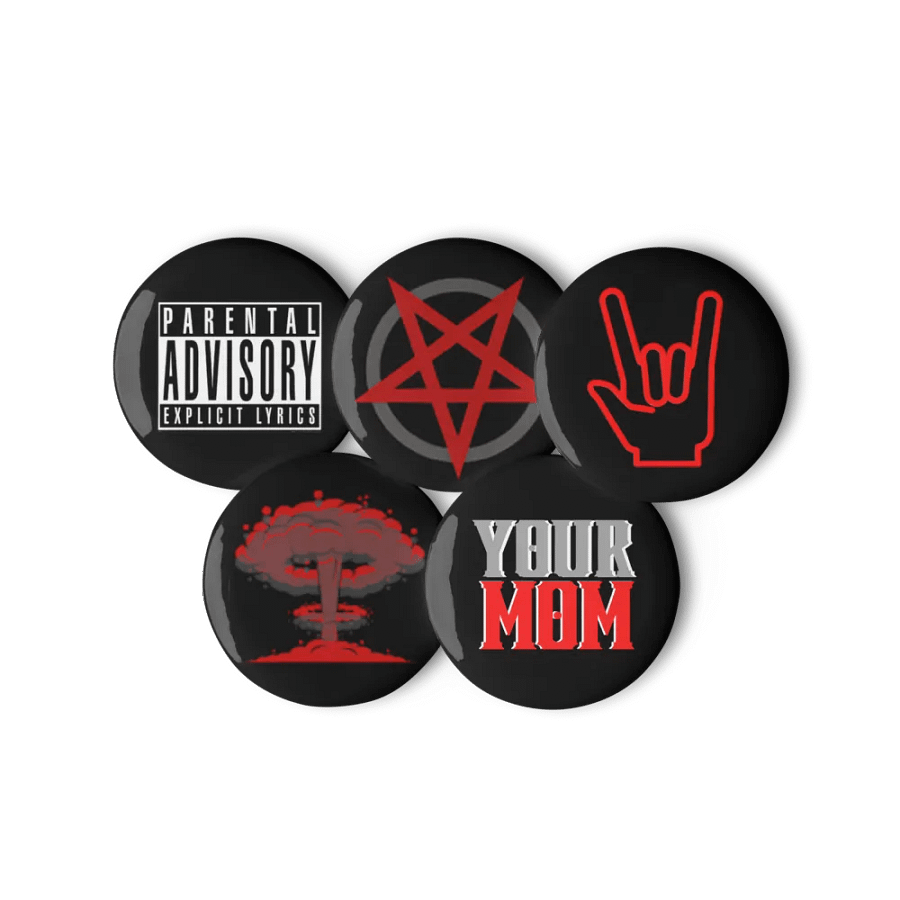 Whimsical Blasphemy Emote pin set 01 product image (11)