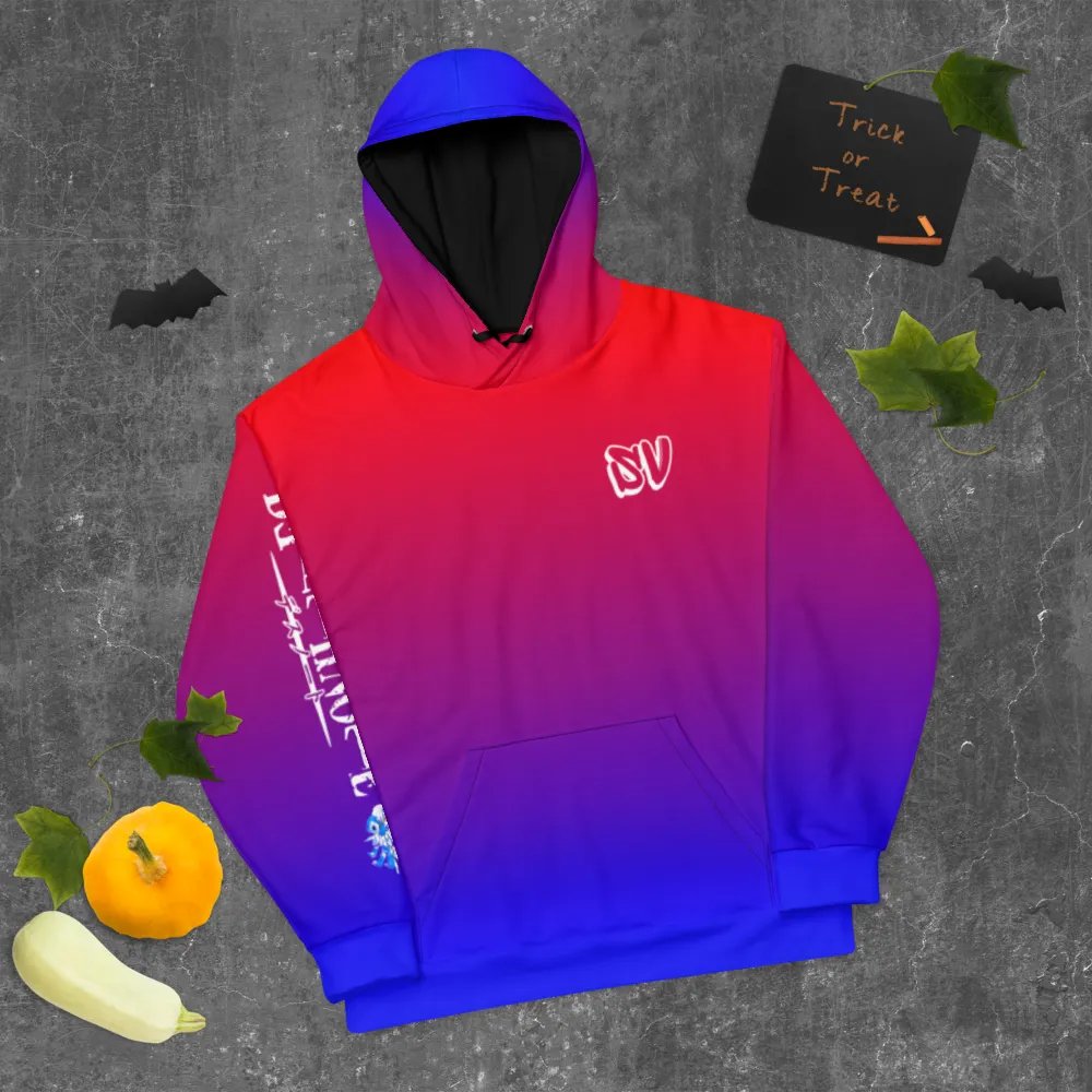 STRAIGHT VIBIN NEON COLOR FADE STYLE DEATH NOTE HOODIE product image (9)