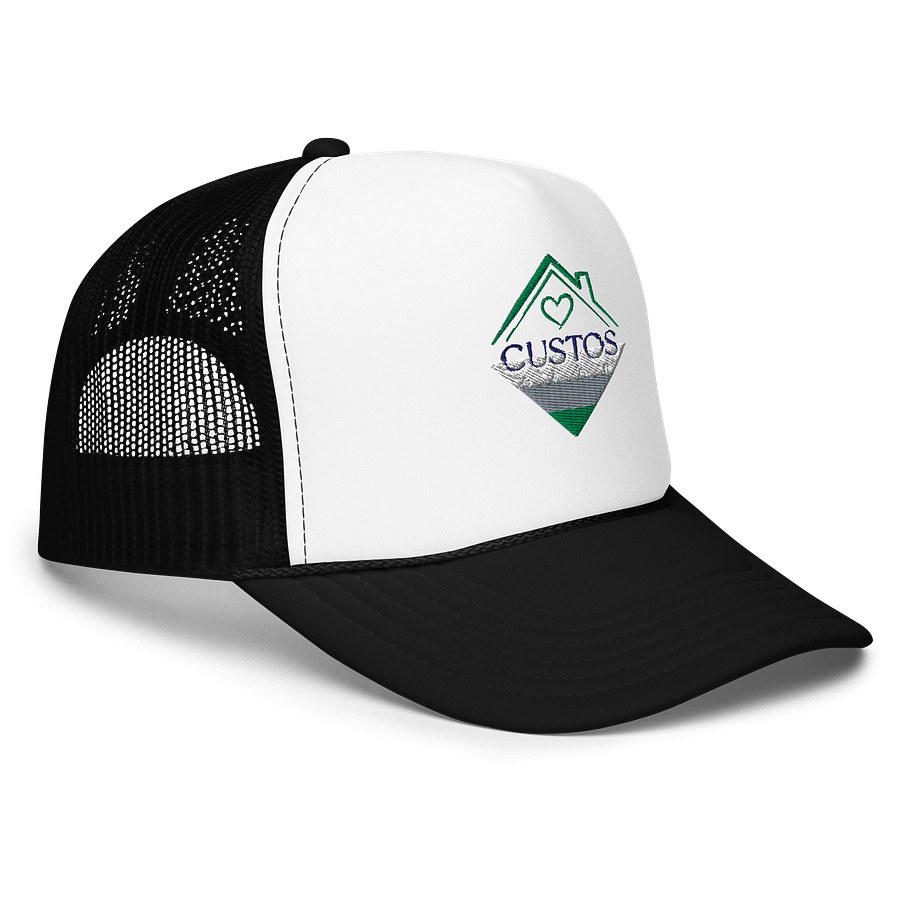 CUSTOS Heart Logo Foam Trucker Hat product image (3)