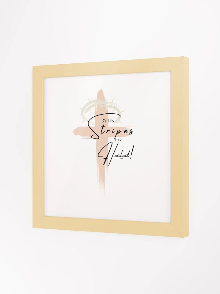 By His Stripes Framed Art Print product image (2)