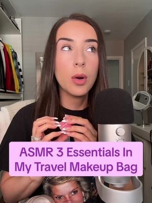 Last item is the most imperative #asmr #makeupasmr #travelbag #whispering #relaxingvideos #whatsinmybag #asmrtappingwithnails #asmrtapping 