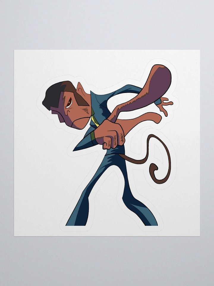 Lawyer Monkey Vinyl Sticker product image (1)