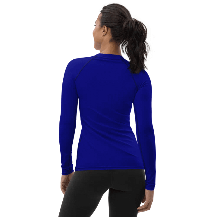 Plain Color Navy Blue Rash Guard product image (2)