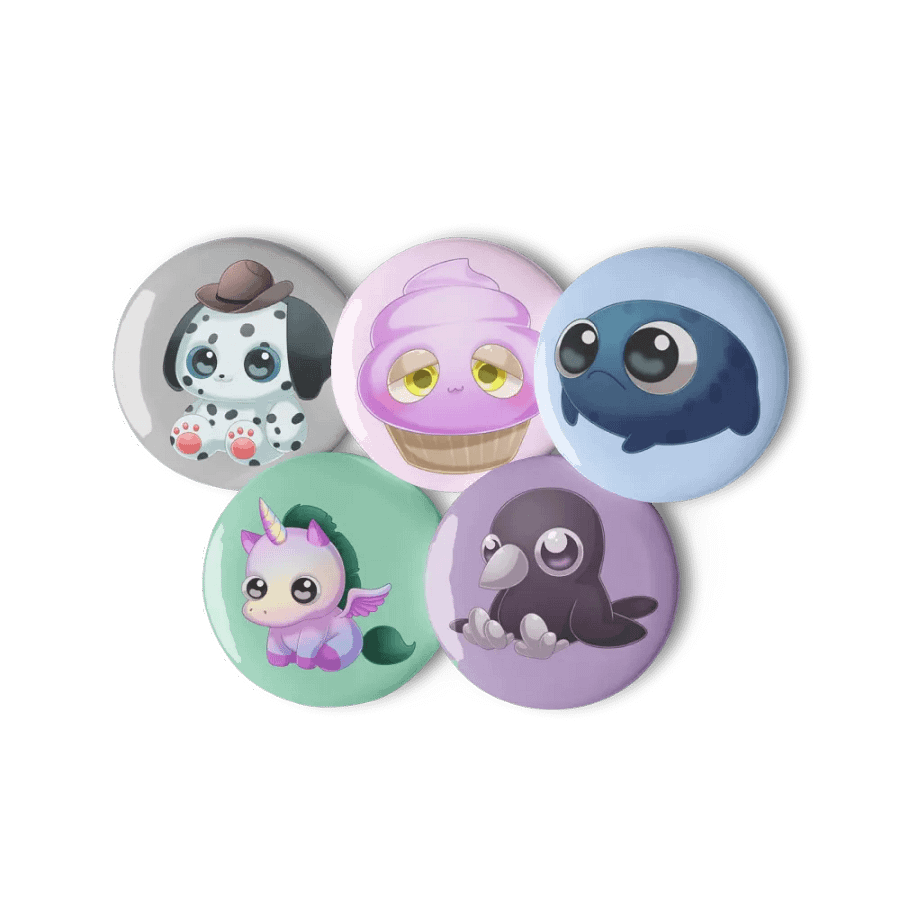 Set of 5 Mod pins! product image (6)