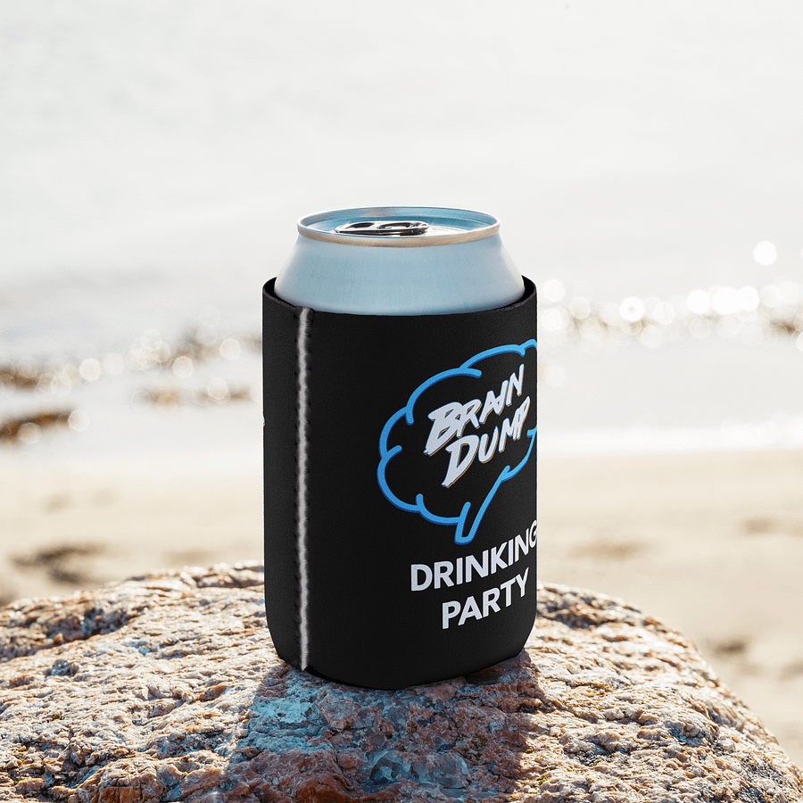 Brain Dump Drinking Party Coozie product image (8)