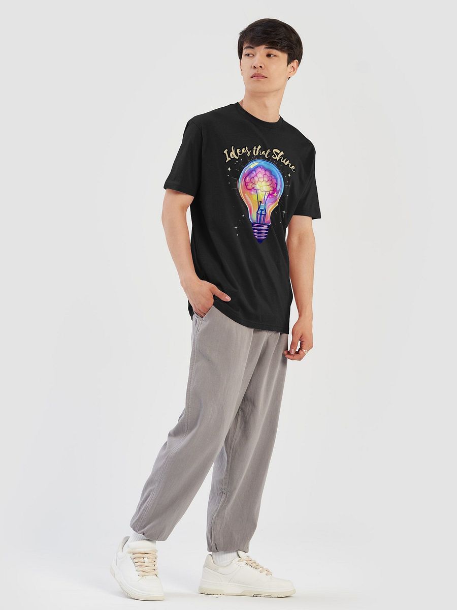 Radiant Minds T-Shirt - Bold Brain Lightbulb Tee for Creative Thinkers - Vibrant Art Shirt product image (7)