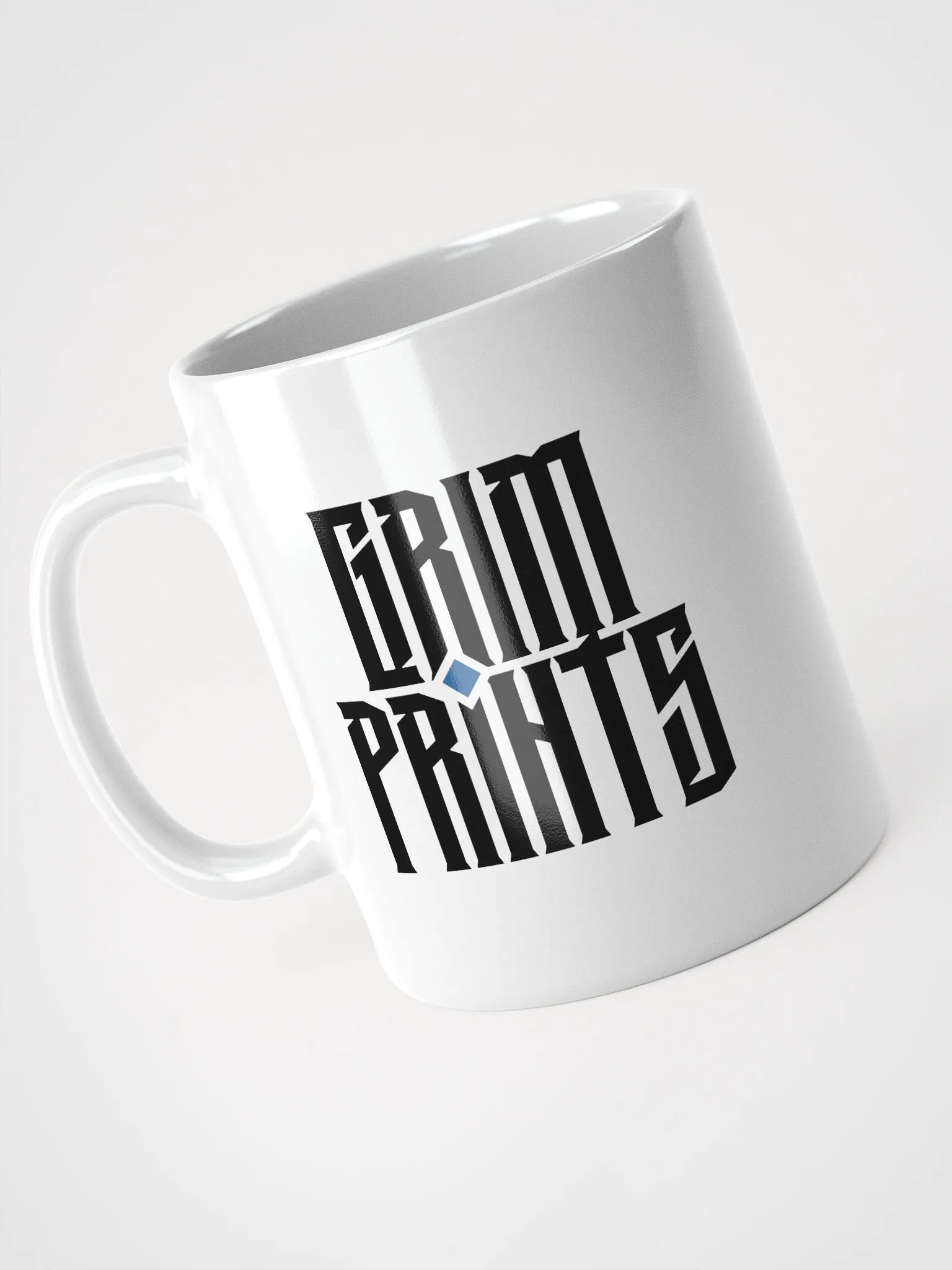 Grim Prints Logo - White Ceramic Mug product image (3)