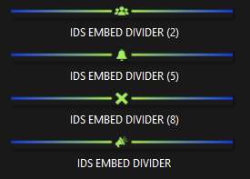 Blue Green Embed Divider Bars Pack product image (1)