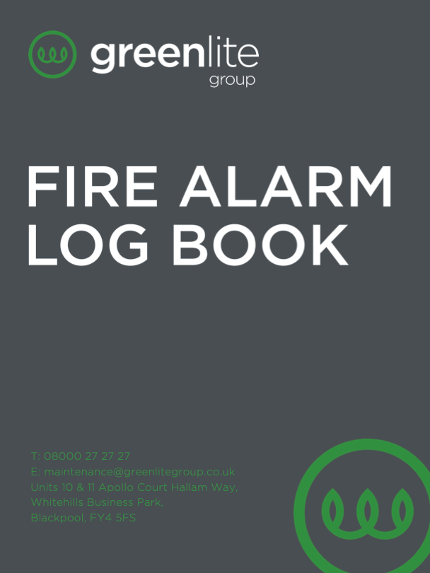 Greenlite Branded Fire Alarm Log Book product image (1)