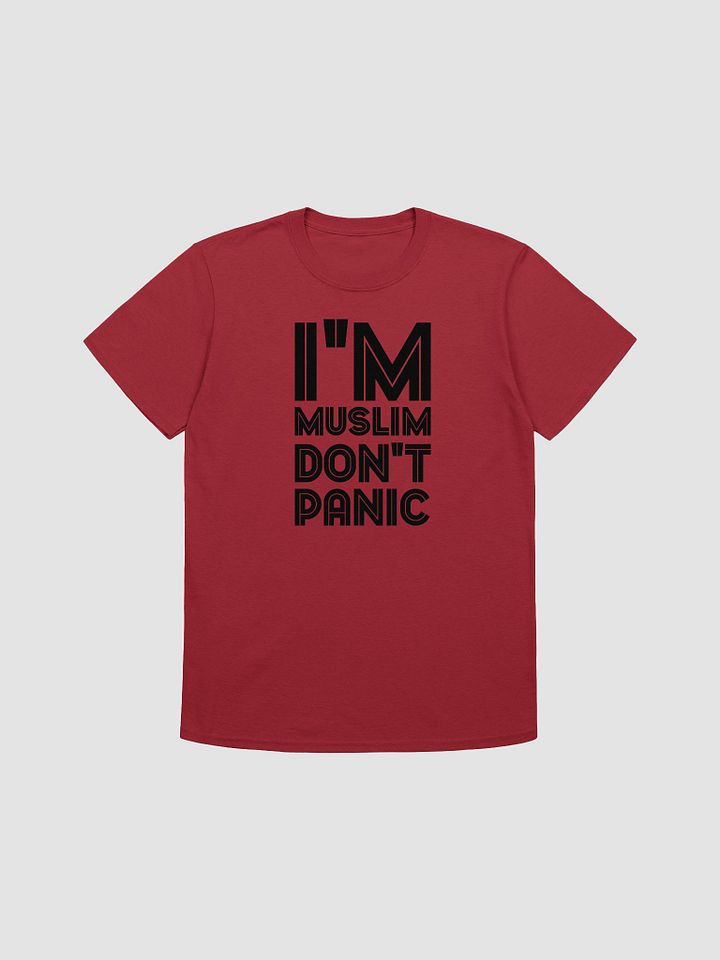 I Am Muslim, Don't Panic Unisex T-Shirt product image (1)