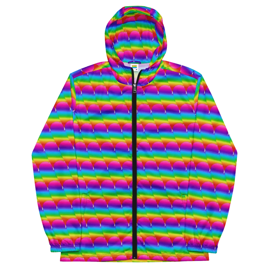 Rainbow Heart Windbreaker product image (2)