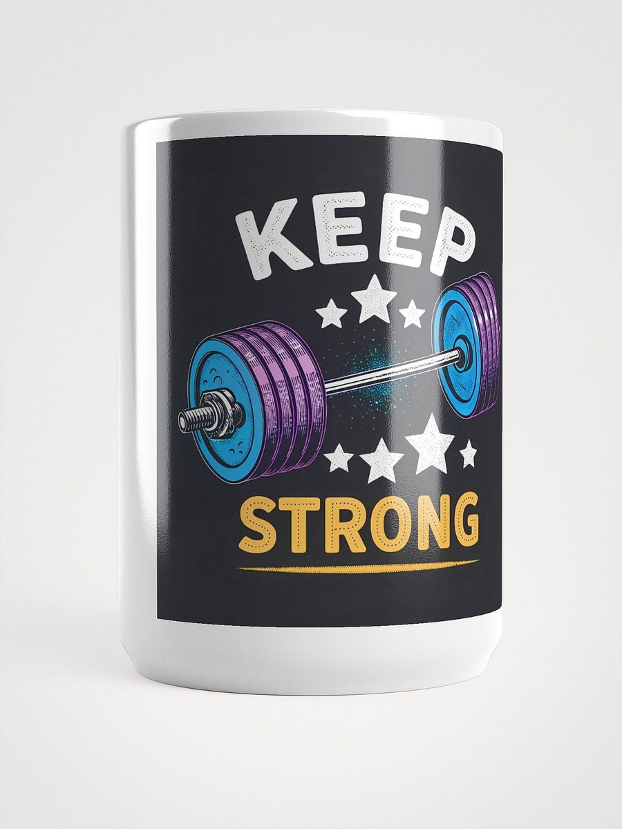 Keep Strong Barbell Mug product image (5)
