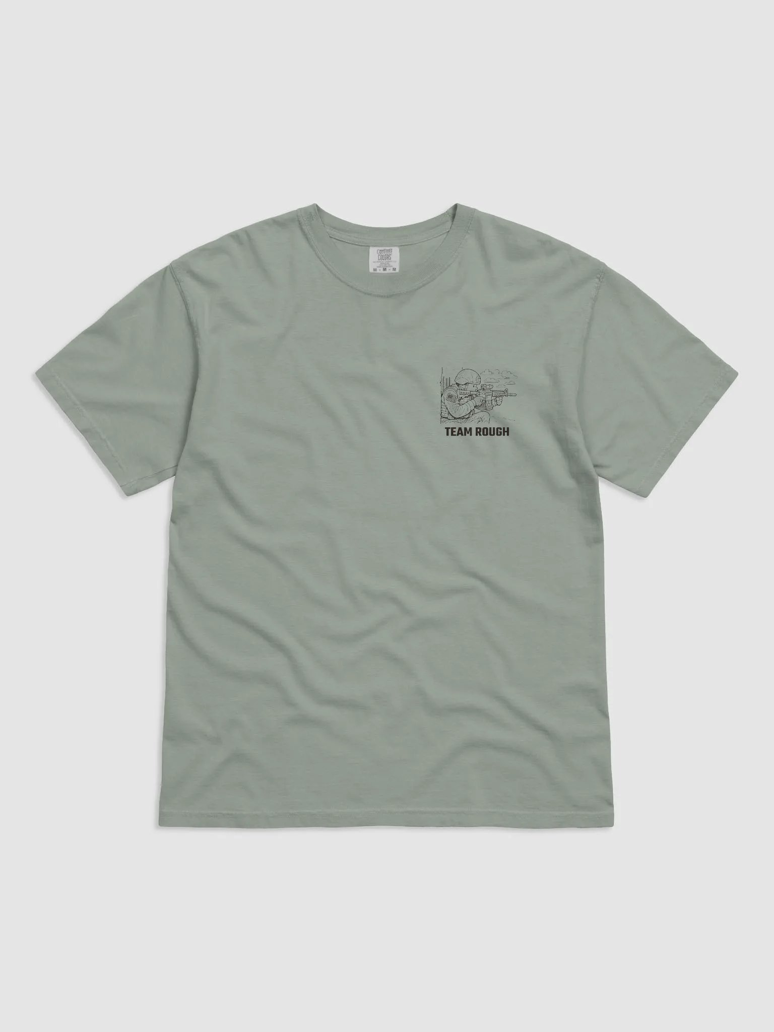 Team Rough – Military-Inspired Bold Graphic Tee | i Roar Concept Design product image (9)