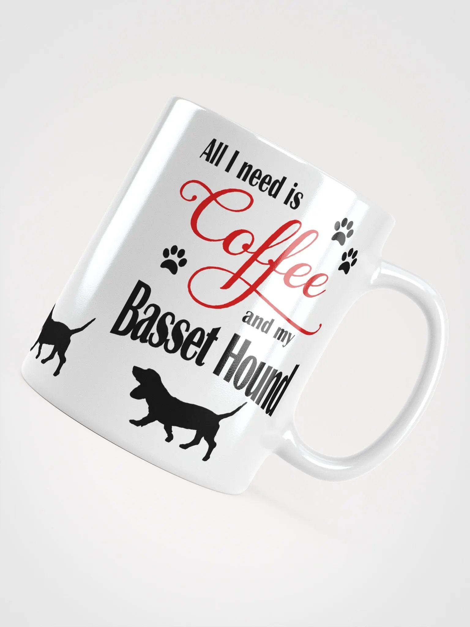 Coffee and my Basset Hound Mug product image (4)