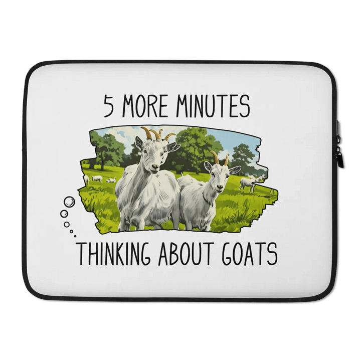 Funny Goats Laptop Sleeve product image (2)