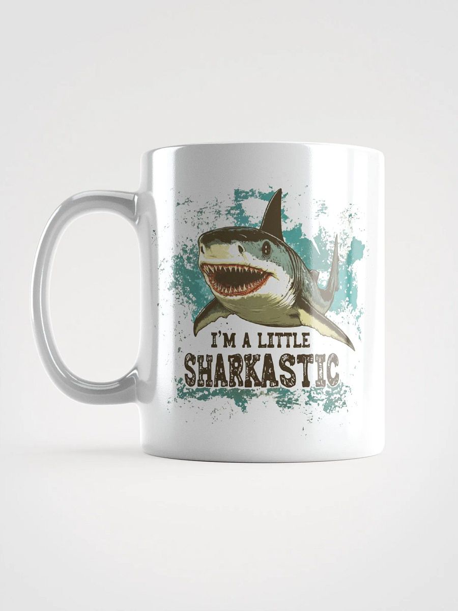 Sharkastic Splash White Mug product image (4)
