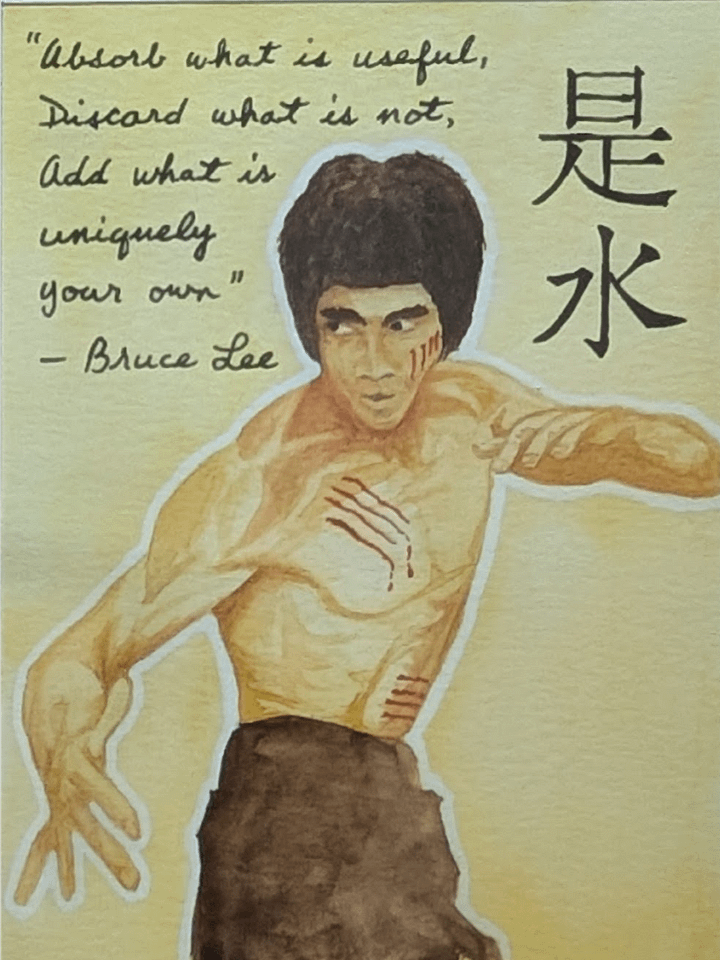 Absorb What Is Useful: Bruce Lee Watercolor product image (2)